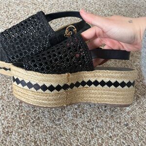 Tory Burch platform espadrilles